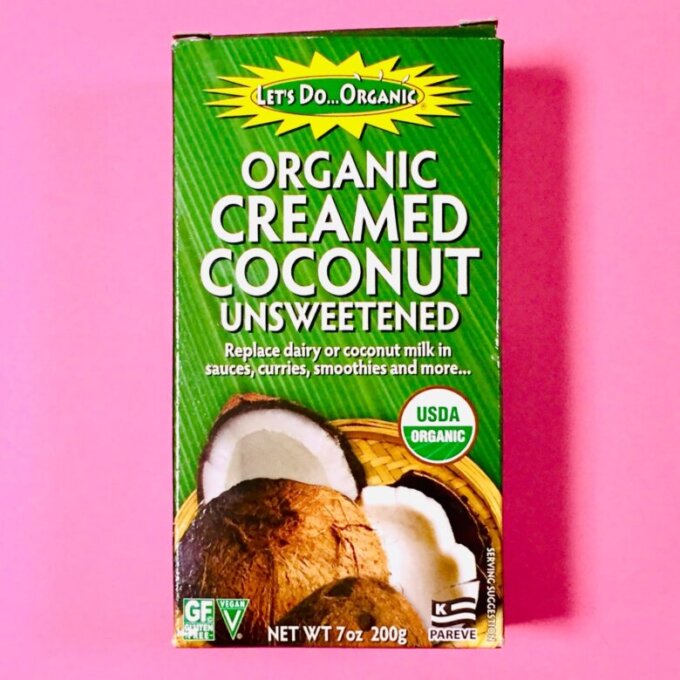レッツドゥーオーガニック、オーガニッククリームココナッツ200g 2個セットLet’s Do Organic, Organic Creamed Coconut, Unsweetened oz